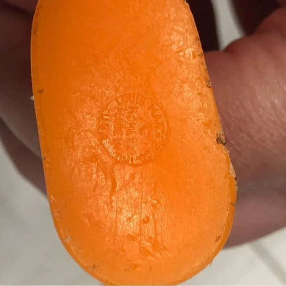 Louis Marx Toys Walt Disney figurine vtg 1960s RARE 6" Neon Orange Mickey Mouse - Picture 5 of 6